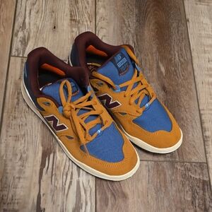 NWT Men's New Balance Numeric TIAGO 1010 in Camel/Burgundy Color. Size 8